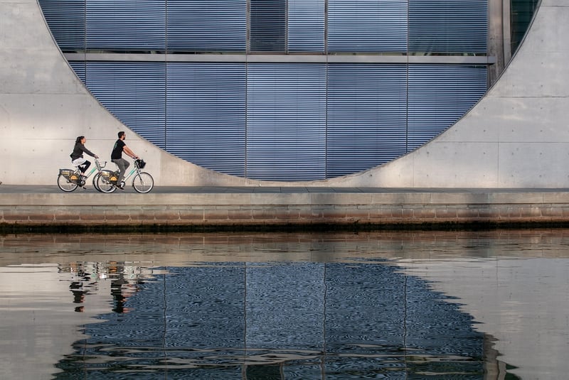 City tour on a bicycle