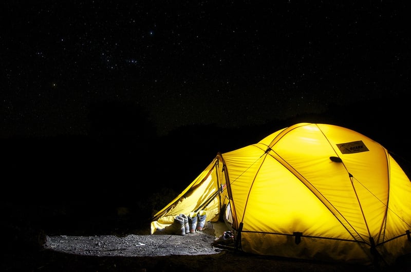 Glamping under the stars
